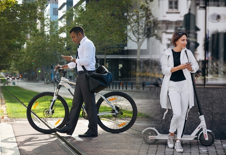 2 exemples de nouvelles mobilités urbaines douces