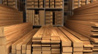 Stock planche en bois
